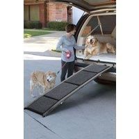 170x44cm Outdoor Foldable Metal Dog Ramp Non-slip Step Pet Ladder for Car