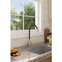 G1/2 Flexible Silicone Dual-Handle Mixer Tap Kitchen Faucet