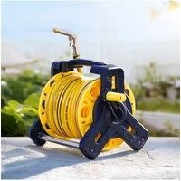 25m Portable Garden Watering Hose Reel Set