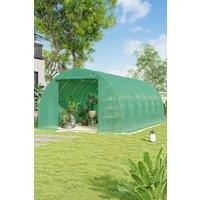 Walk-in Tunnel Outdoor Greenhouse with Steel Frame