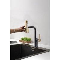 5 Modes Retractable Kitchen Faucet with Pull-out Sprayer
