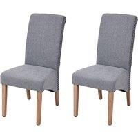 Set of 2 Upholstered Dining Chairs