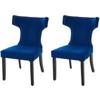 Set of 2 Upholstered Dining Chairs