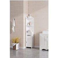 Free Standing Bathroom Corner Storage Cabinet with Shelf