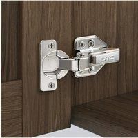 2 Pcs 110 Degree Soft Close Concealed Cabinet Door Hinges Wardrobe Doors Hinges with Screws