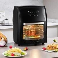 Voltsify 12L Air Fryer with Rotisserie Basket with Automatic Power Off & Memory Function