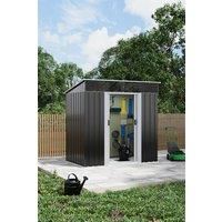 Outdoor Galvanized Steel Acrylic Tool Storage Shed