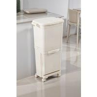 38L Rubbish Bin Dustbin with 2 Lids Wheels