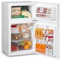 87L 2-Section Fridge Freezer Refrigerator with Light, Removable Shelves,Drawer, Adjustable Thermostat