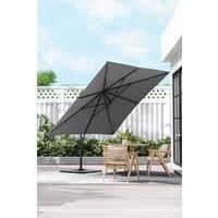 3m x 3m Square Rotating Outdoor Cantilever Parasol with Square Base