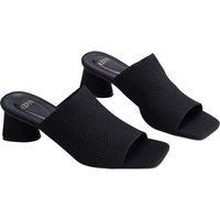 Square Open Toe Chunky Block Heel Sandals