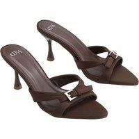Slip-On Heeled Sandals