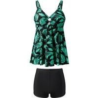 Suspenders Top Boyshort Tankini Swimsuit Set
