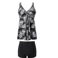 Suspenders Top Boyshort Tankini Swimsuit Set