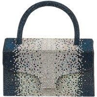 Ombre Rhinestone Geometric Evening Bag