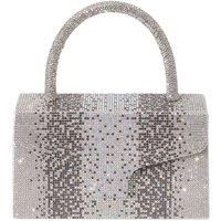 Ombre Rhinestone Geometric Evening Bag