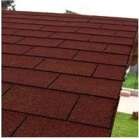 18Pcs/Pack 3-Tab Asphalt Shingles Rectangular Houses Shed Roofing Tiles