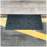 Rubber Kerb Ramp for Home & Industrial Use,100 x 50 x 11cm