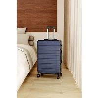 Hardshell Rolling Luggage Trolley Travel Case, 20" Blue