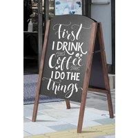 Double-Sided A Frame Chalkboard Sign