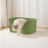 Open Top Cat Litter Box with Scoop