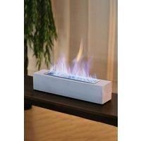 Tabletop Cement Ethanol Fireplace with Extinguisher Lid