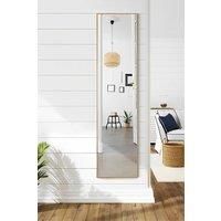 30x120cm Slim Design Metal Frame Full Length Mirror - Wall Mounted/Leaning for Bedroom, Dressing Room & Fashion Stores