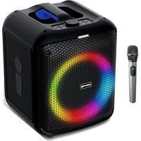 Gemini Sound GGO Series - GGO-650L Portable Bluetooth Boombox - 100W & 200W Models, LED Party Lights, TWS Pairing, Wireless Mic, Rechargeable Battery, USB, Aux, 10hr Play Time
