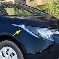 Chrome Headlight Head Light Trims Cover For Toyota Corolla Hatchback Touring Sports 2019 2020 2021