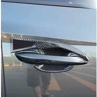 Carbon Fiber Door Handle Cup Protector Stylish For Hyundai Tucson 2021 2022 2023 2024 2025