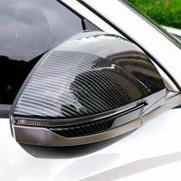 For Hyundai Tucson 2021 2022 2023 2024 2025 Car Exterior Side Rearview Mirror Cover Cap Carbon Fiber