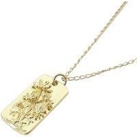 Harfi Women's Dainty Daisy Flower Gold Plated Charm Necklace | Size: 18 inches