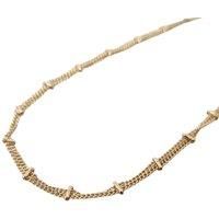 Harfi Women's 18ct Gold Vermeil Double Chain Necklace | Size: 18 inches