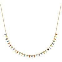 18ct Gold Plated Colourful Vibrant Multi Beaded Necklace