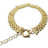 18ct Gold Vermeil Luxury Woven Bracelet
