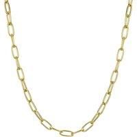 18ct Gold Plated Dainty Paperclip Chain Necklace