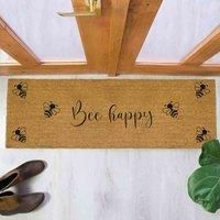 Artsy Doormats Bee Happy Bee Patio Doormat
