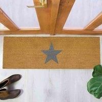 Artsy Doormats Grey Star Patio Doormat