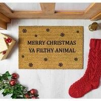 Merry Christmas Ya Filthy Animal Doormat [D]