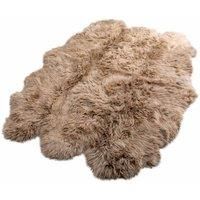 Native Natural Sextuple Light Brown Sheepskin Rug