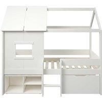 Kids Avenue Mini Playhouse With Storage, White