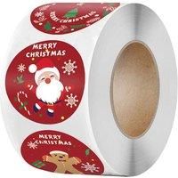500Pc Christmas Pattern Gift Stickers