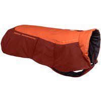 RUFFWEAR Vert Jacket, Insulated Outdoor Winter Dog Jacket with Leg Loops for Secure Fit, Windproof & Waterproof, Easy On/Off, includes Leash Portal, for Large Dogs, Size XL, Canyonlands Orange