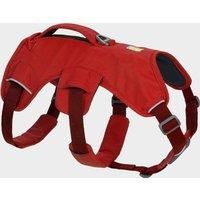 RUFFWEAR Web Master Dog Harness, Padded, Anti-escape Dog Harness with lifting Handle for Everyday Adventures, 2 Lead Attachments, Size: Large/XL (81-107 cm), Red Sumac