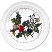The Holly & Ivy Plate, HV05055 Ceramic, Multi-Colour, 27 x 27 x 3 cm, Set of 6