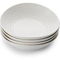 Sophie Conran for Portmeirion CPW76893-X Set of 4 Pasta Bowls, Porcelain, White
