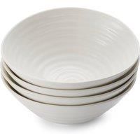 Portmeirion Home & Gifts Sorbet/Dessert Dish, Porcelain, White, 15 x 15 x 6.6 cm