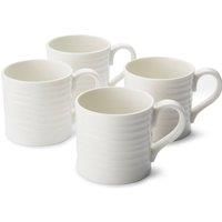 Portmeirion Home & Gifts Short Mug, Porcelain, White, 10.5 x 7 x 7 cm