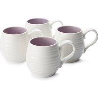 Portmeirion Home & Gifts CPM78731-XT Honeypot Mugs-Mulberry Set of 4