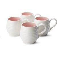 Portmeirion Sophie Conran Barrel Honey Pot Mug Set of Four - Pink (Mug
